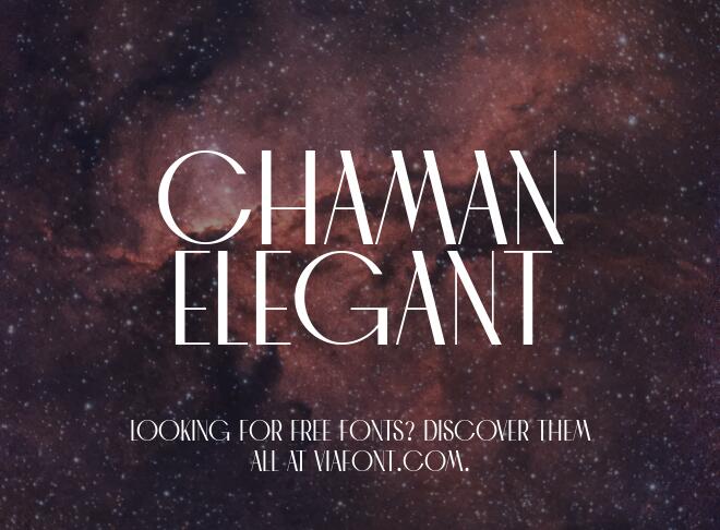 Chaman Elegant Font