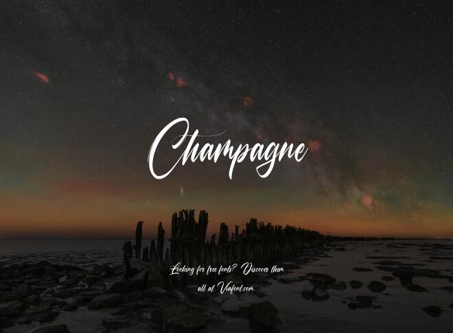 Champagne Font