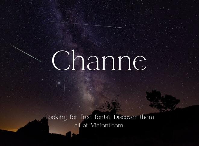 Channe Font