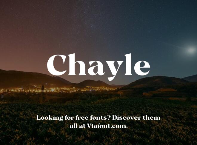 Chayle Font