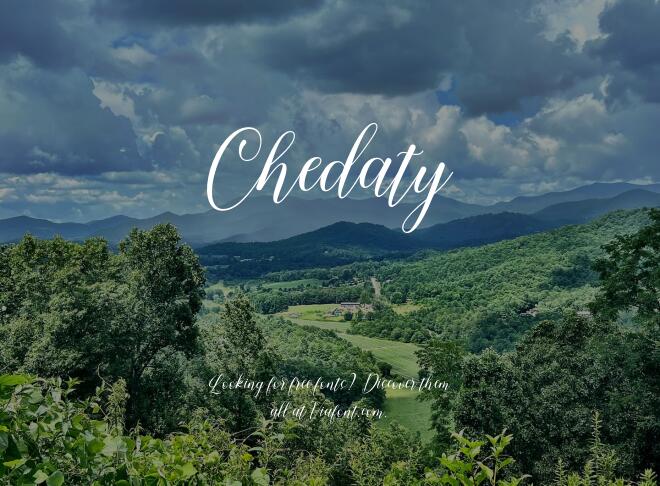 Chedaty Font