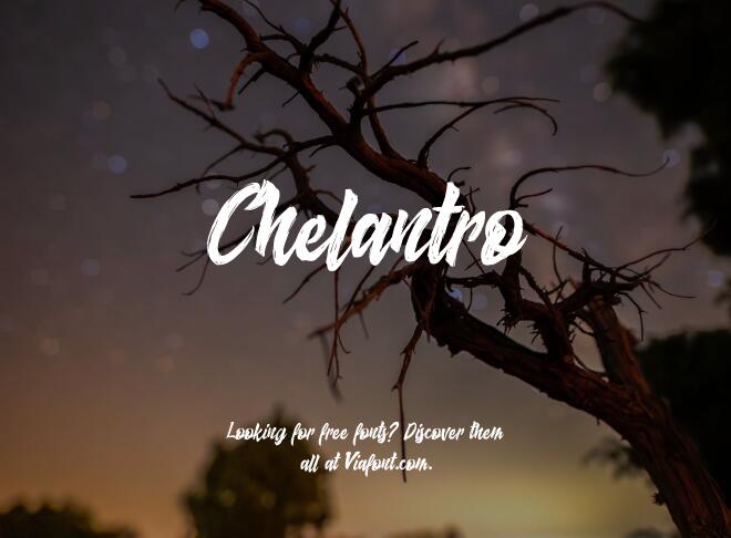 Chelantro Font