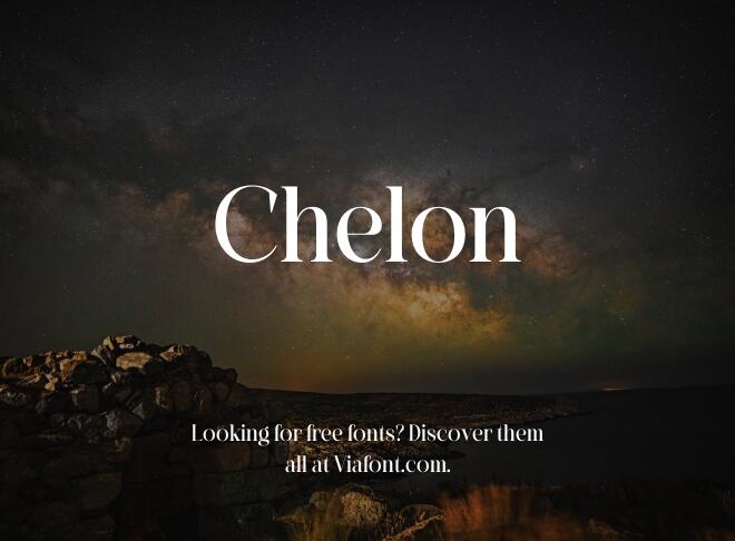 Chelon Font