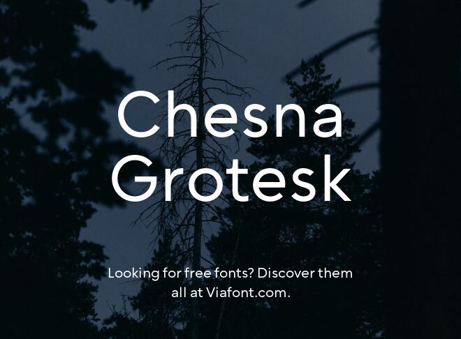 Chesna Grotesk Font