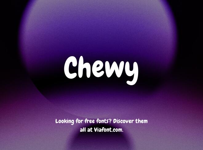 Chewy Font