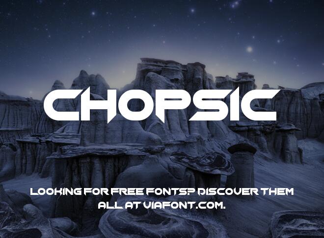 Chopsic Font