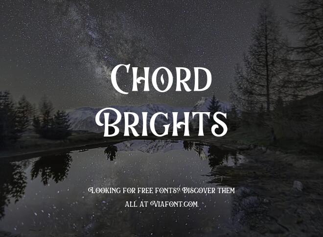 Chord Brights Font