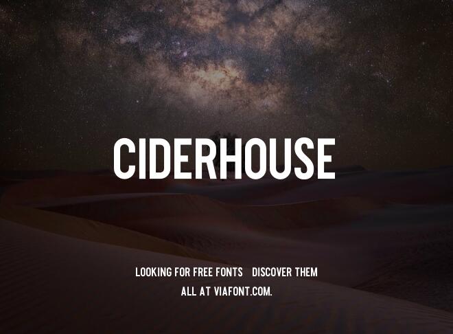Ciderhouse Font