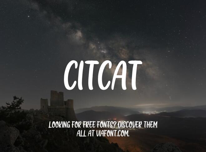 Citcat Font