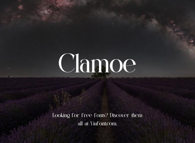Clamoe Font