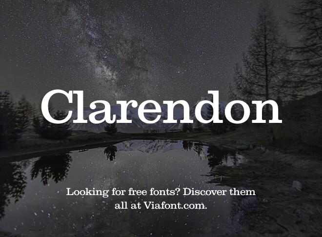 Clarendon Font