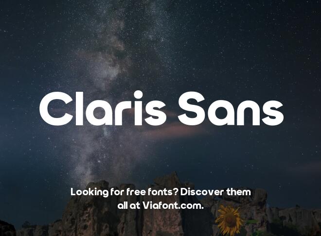 Claris Sans Font