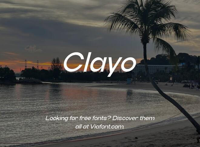 Clayo Font