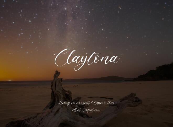 Claytona Font