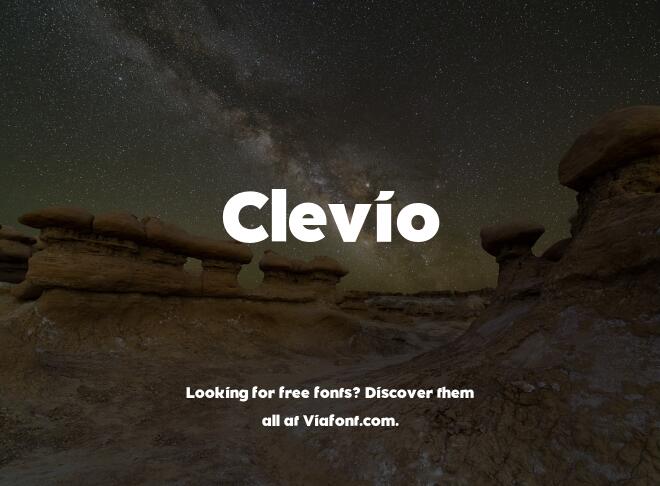 Clevio Font