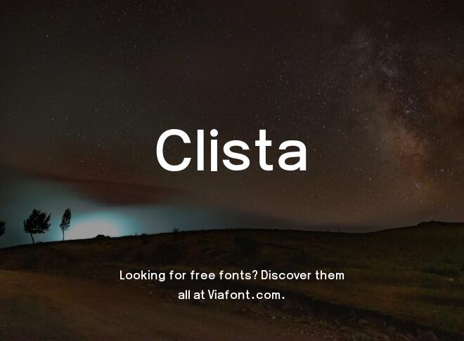 Clista Font