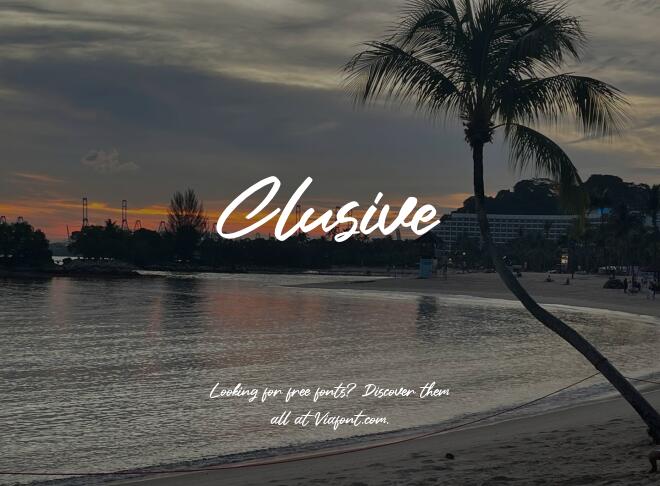 Clusive Font