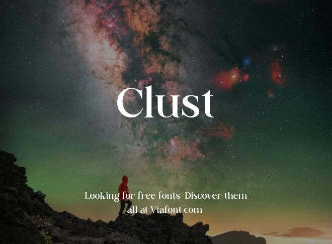 Clust Font