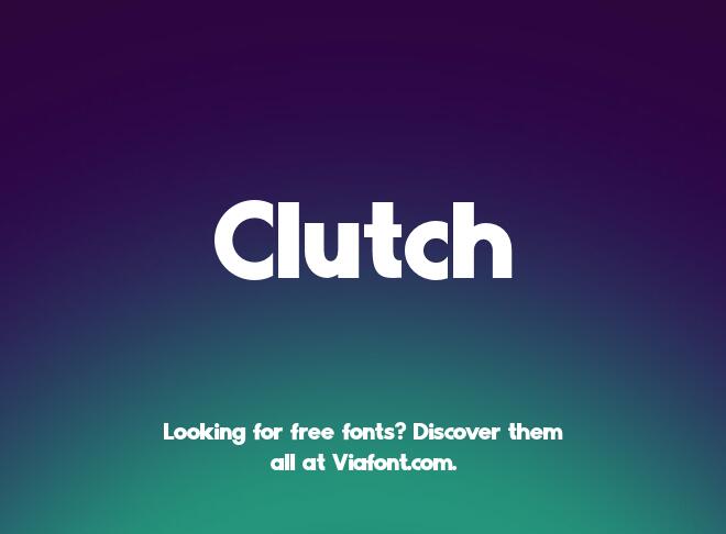 Clutch Font