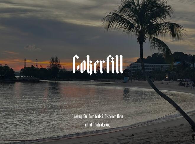 Cokerfill Font