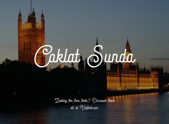 Coklat Sunda Font