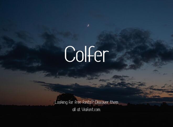 Colfer Font