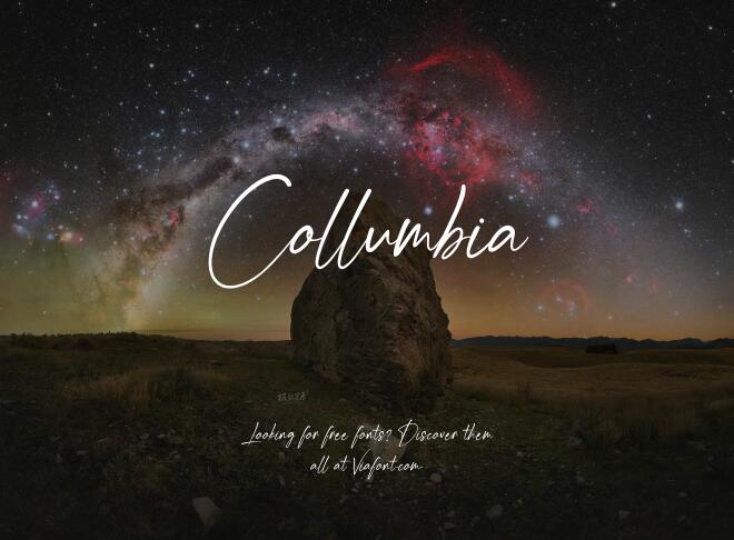 Collumbia Font