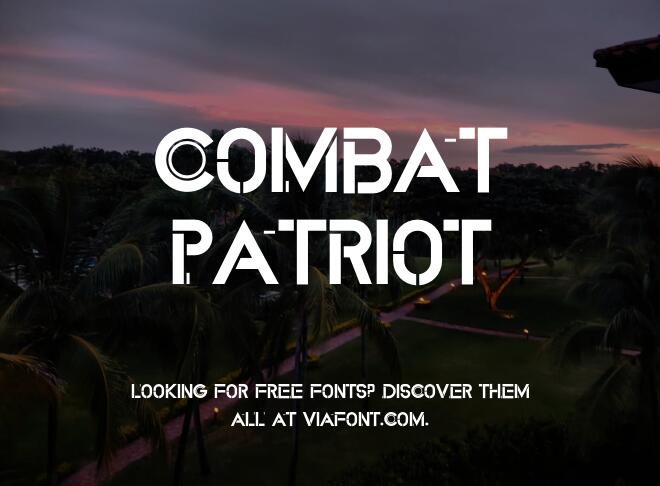 Combat Patriot Font