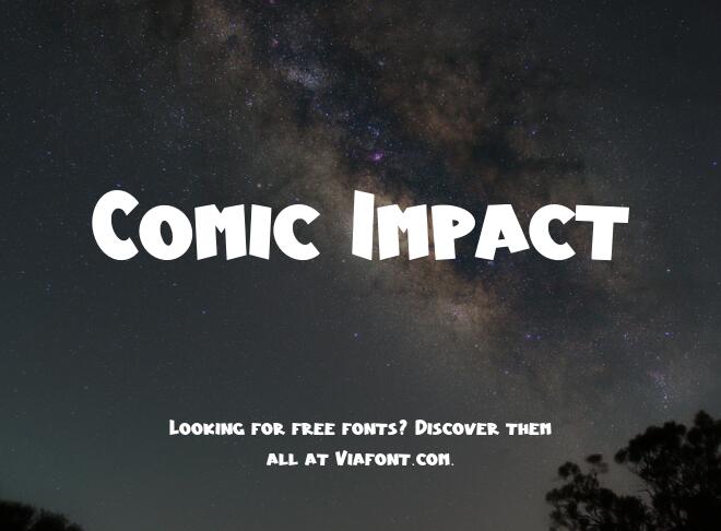 Comic Impact Font