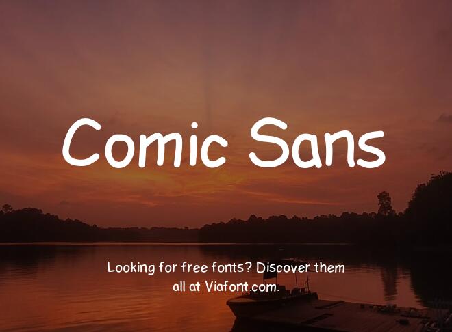 Comic Sans Font