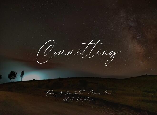 Committing Font