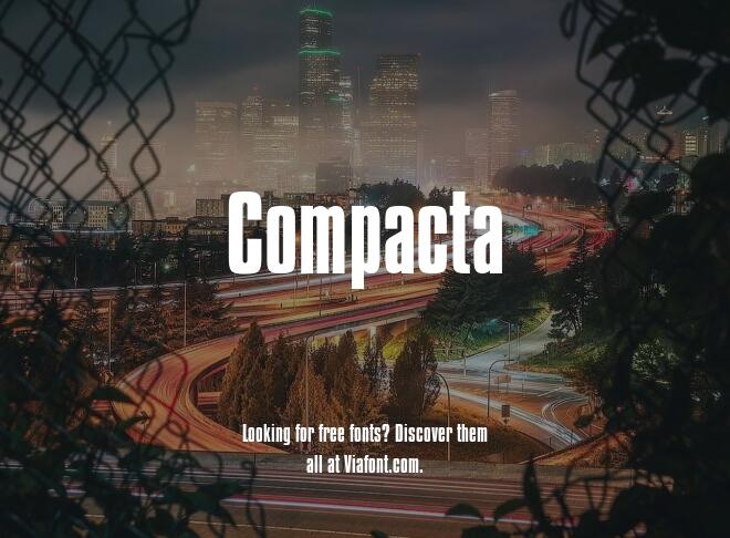 Compacta Font