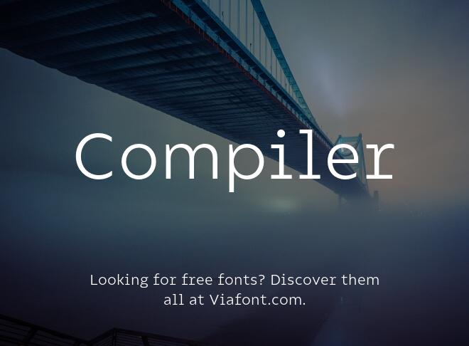 Compiler Font