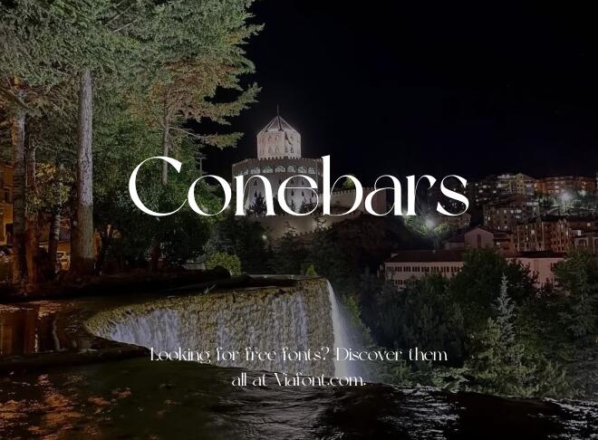 Conebars Font