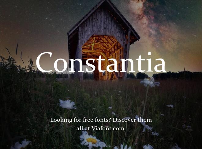 Constantia Font
