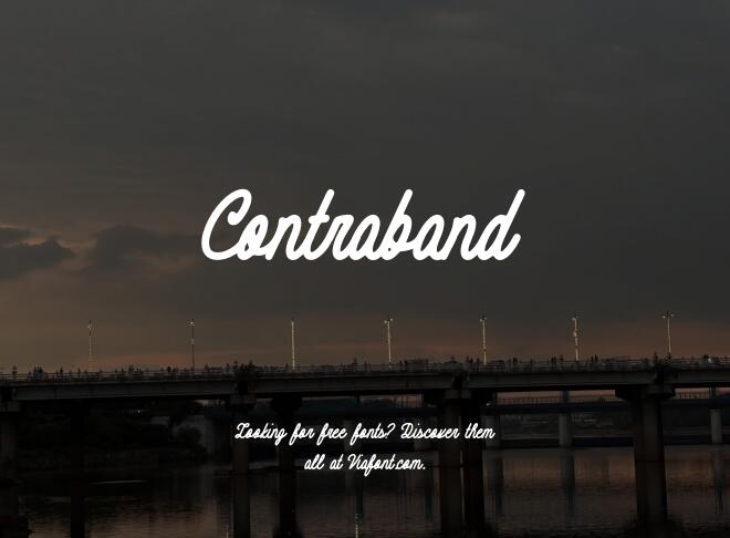 Contraband Font