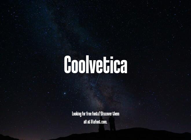 Coolvetica Font