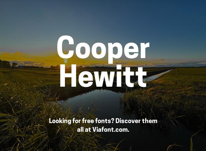 Cooper Hewitt Font