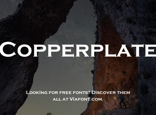 Copperplate Font