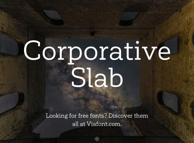 Corporative Slab Font