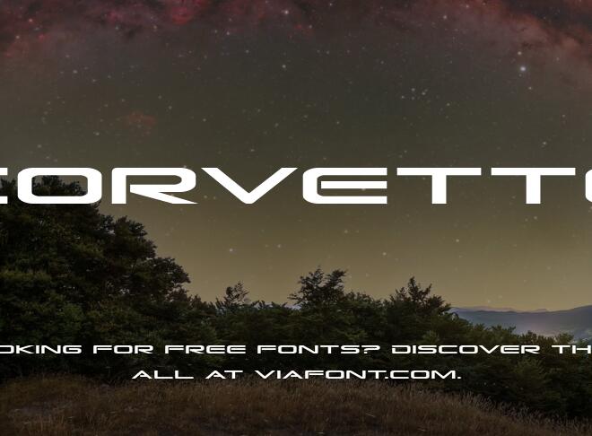 Corvette Font