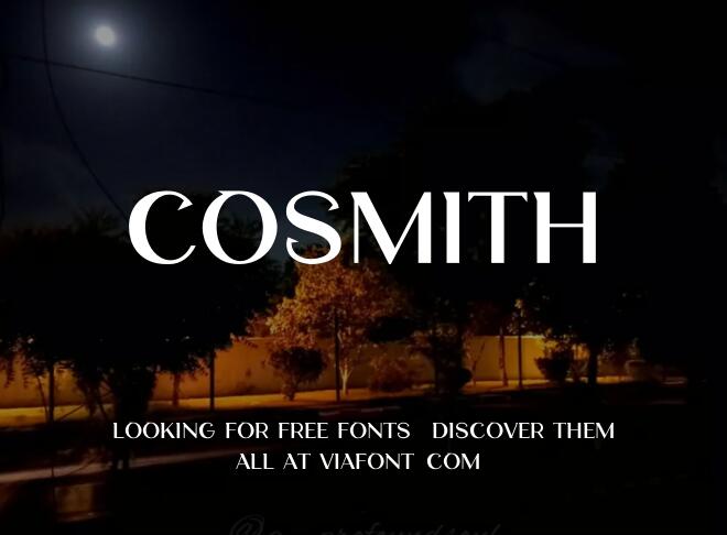 Cosmith Font