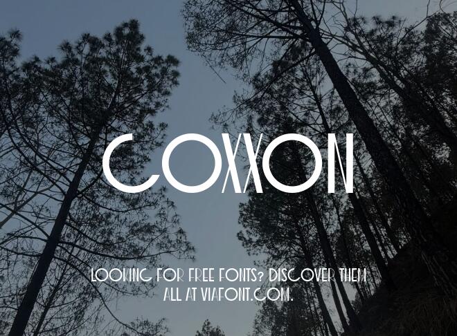 Coxxon Font