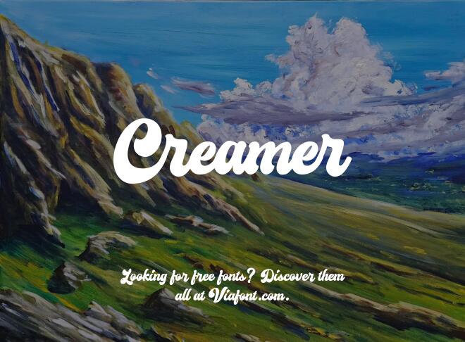 Creamer Font