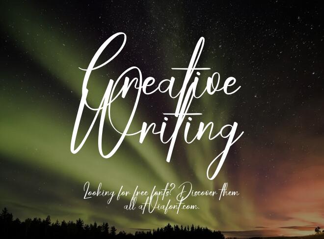 Creative Writing Font