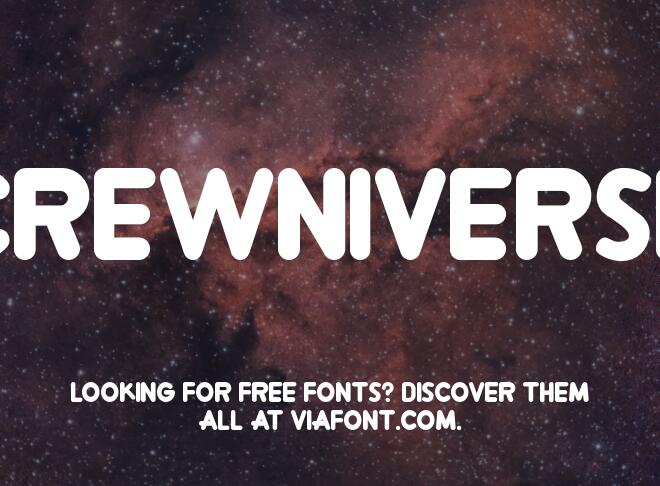 Crewniverse Font