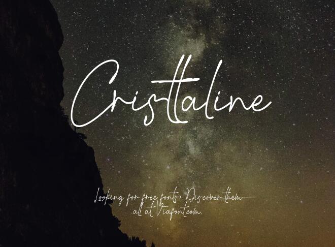 Cristtaline Font