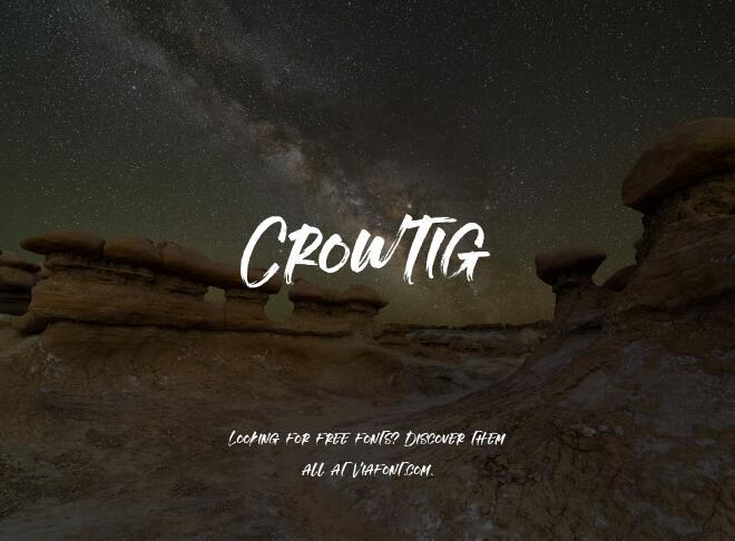 Crowtig Font