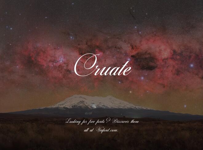 Cruate Font