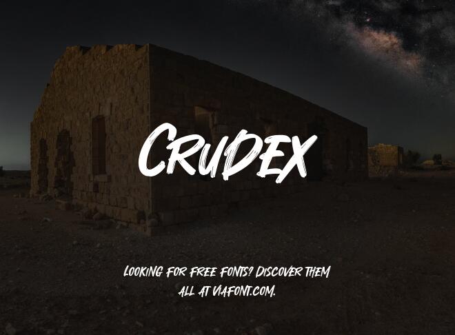 Crudex Font